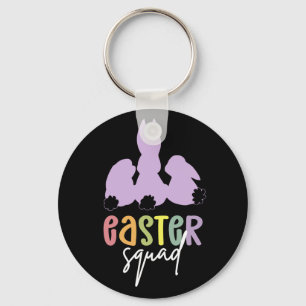Easter Squad Easter Egg Hunt Cute Bunny Key Ring
