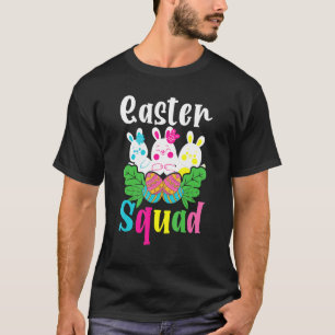 Easter Squad Eggs Bunny Easter Day Men Women Kids  T-Shirt