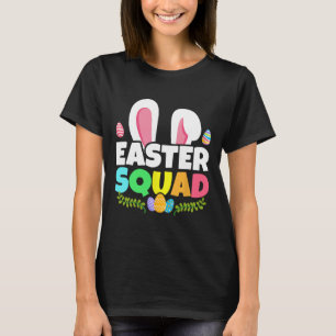 Easter Squad Family Matching Bunny Ears Egg Huntin T-Shirt