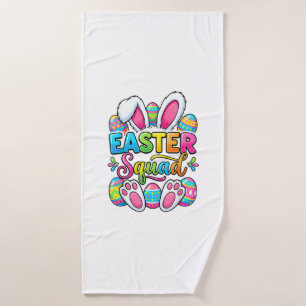 Easter Squad Family Matching Couple Easter Men Wom Bath Towel