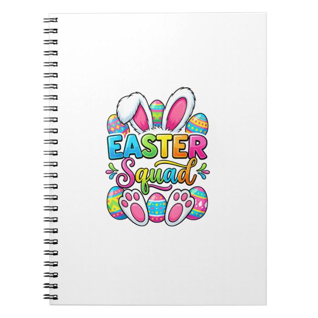 Easter Squad Family Matching Couple Easter Men Wom Notebook (Front)