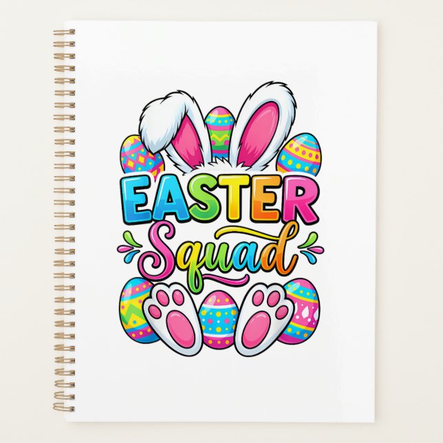 Easter Squad Family Matching Couple Easter Men Wom Planner (Front)