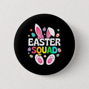 Easter Squad Family Matching Easter Day Bunny Egg 6 Cm Round Badge