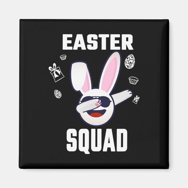 Easter Squad Family Matching Easter Day Group Men  Magnet (Front)
