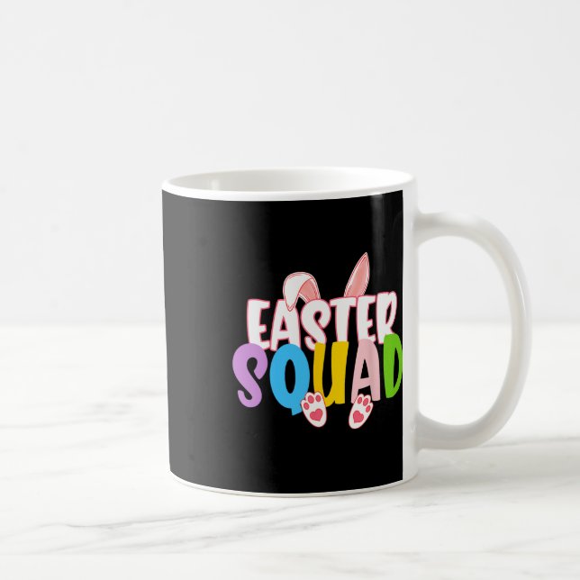 Easter Squad Family Matching Group Easter Egg Hunt Coffee Mug (Right)