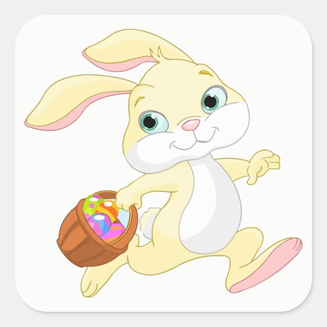 Easter Square Sticker (Front)