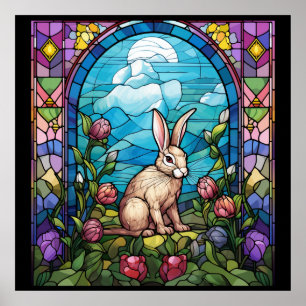 Easter Stained Glass Poster