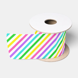 Easter Stripe 8 Ribbon Satin Ribbon