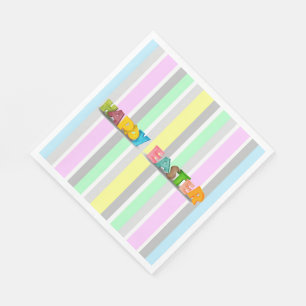 Easter Stripes Napkin