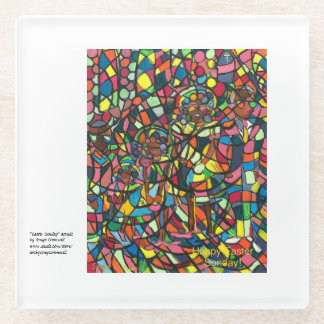 "Easter Sunday" Glass Coaster