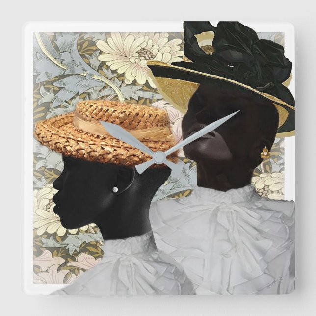 Easter Sunday Morning, 1919, Ethnic  Square Wall Clock (Front)