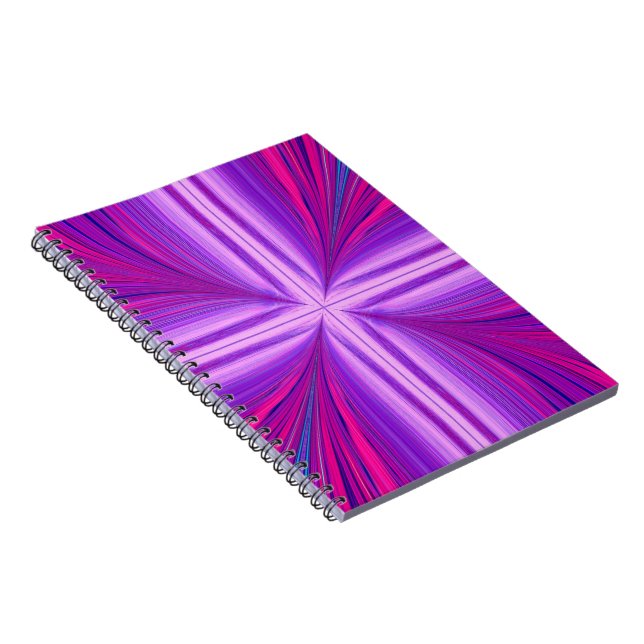 Easter Sunday Sunrise Resurrection Fractal Notebook (Right Side)
