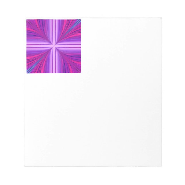 Easter Sunday Sunrise Resurrection Fractal Notepad (Front)
