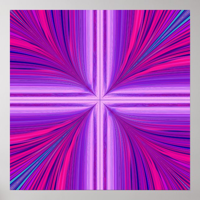 Easter Sunday Sunrise Resurrection Fractal Poster (Front)