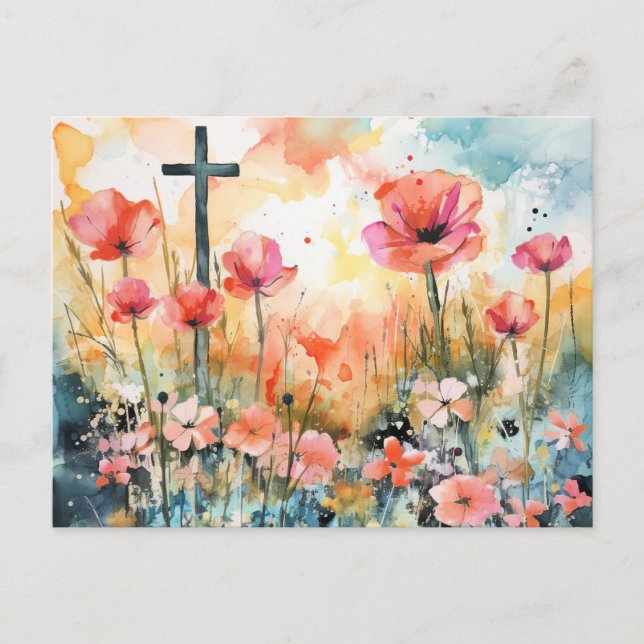 Easter Sunrise Holiday Postcard (Front)