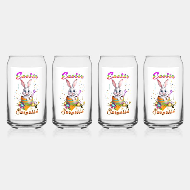 Easter Surprise Can Glass (Front)