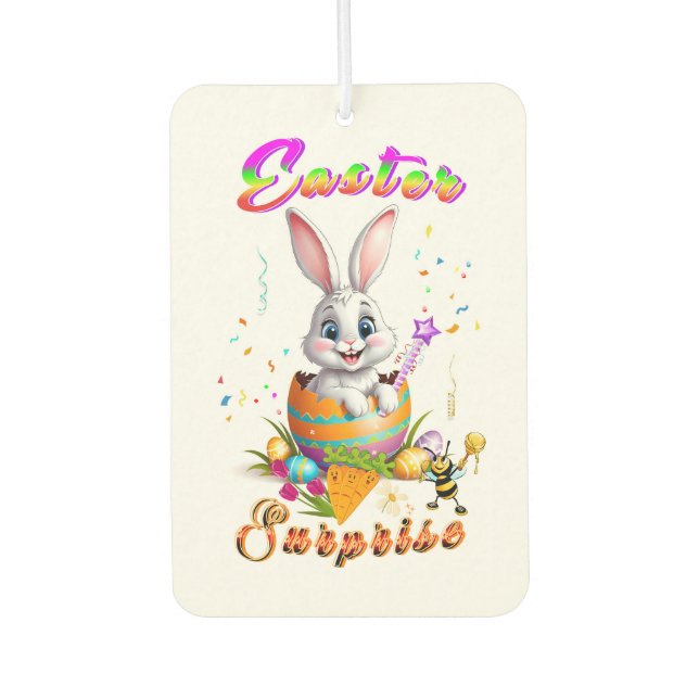 Easter Surprise Car Air Freshener (Front)