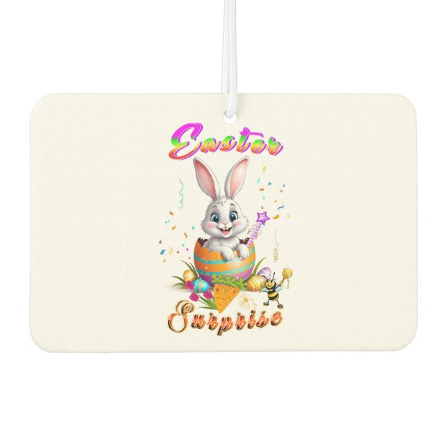 Easter Surprise Car Air Freshener (Front)