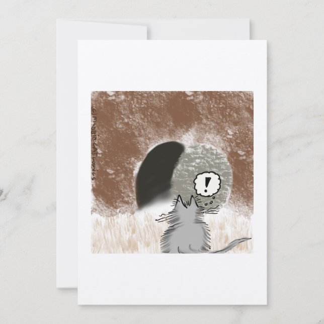 Easter surprise thank you card (Front)