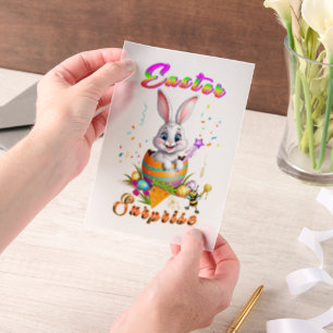 Easter Surprise Vellum Invitations