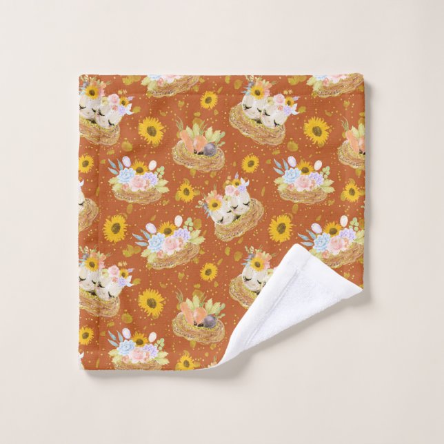 Easter Table Runner Wash Cloth (Wash Cloth)