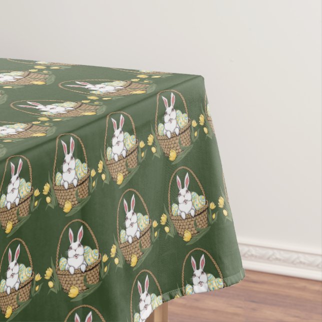 Easter Tablecloth Festive Easter Bunny Tablecloth (In Situ)