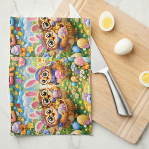 easter tea towel