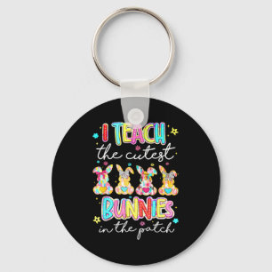 Easter teacher teach the cutest bunnies in the key ring
