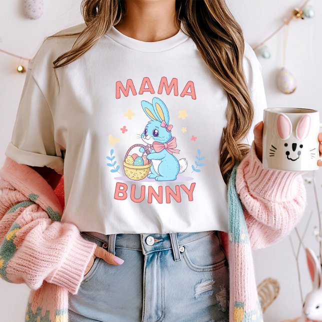 Easter Tee for Mum ; Mama Bunny Easter T-Shirt (Creator Uploaded)