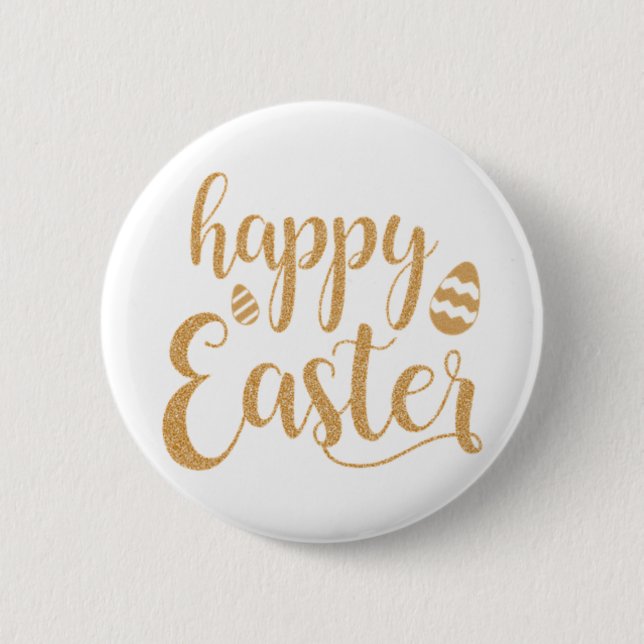 Easter Theme Design 6 Cm Round Badge (Front)