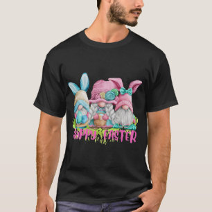 Easter Three Gnomes Cute Gnome Easter Outfit Easte T-Shirt