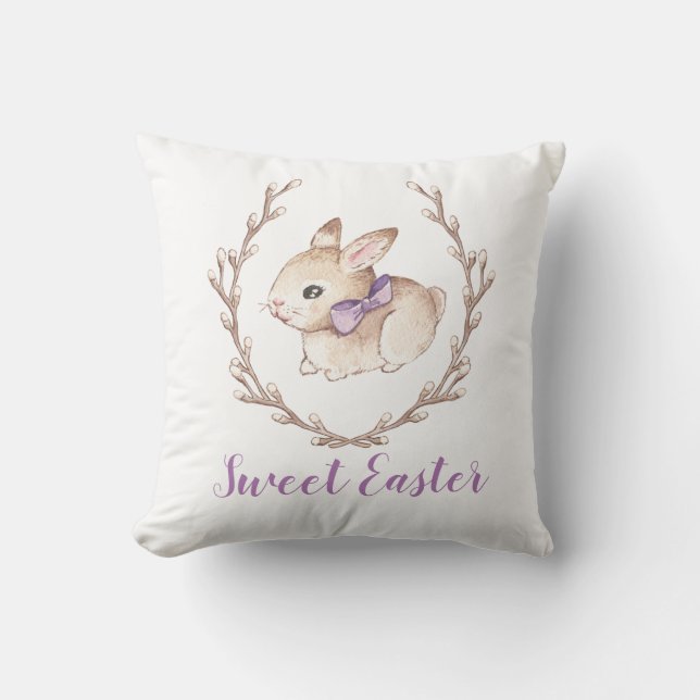 Easter throw pillow (Front)