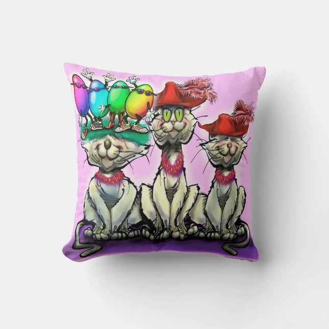 Easter Throw Pillow (Front)