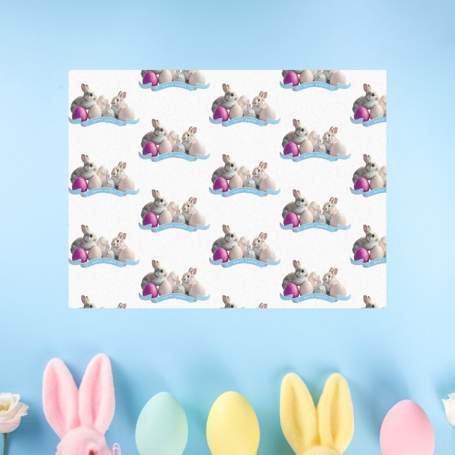 Easter Tissue Paper Two Rabbits & Easter Eggs (Creator Uploaded)