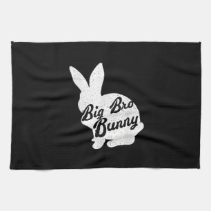Easter To Big Bro Bunny Gift For Brother Tea Towel