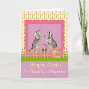 Easter To Son And Daughter-in-Law Greeting Card