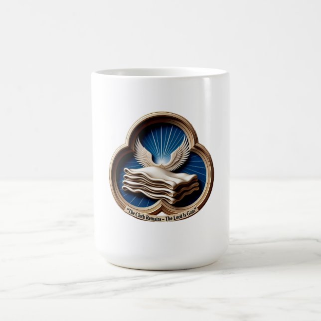 Easter Tomb Cloth Remains, Believer's Proof Gift Coffee Mug (Center)
