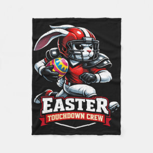 Easter Touchdown Crew Footll Lover Fleece Blanket