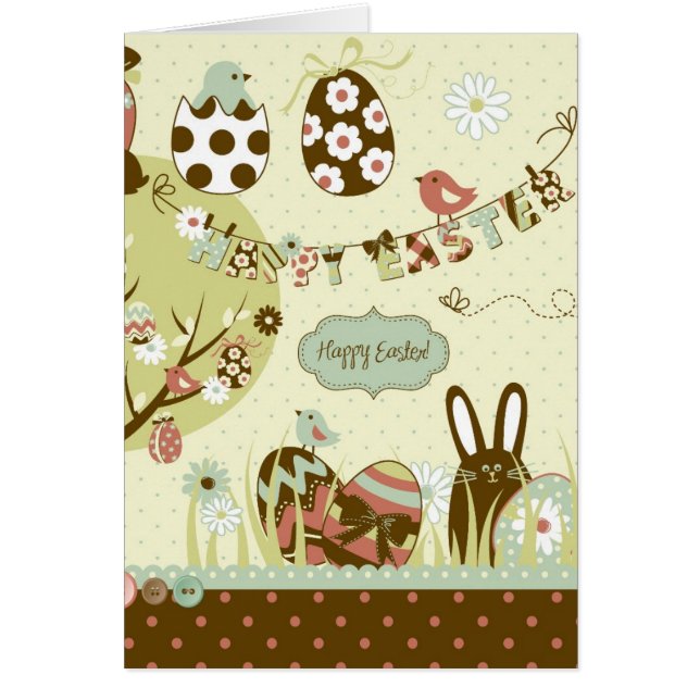 Easter tree and a Clothesline with Letters (Front)