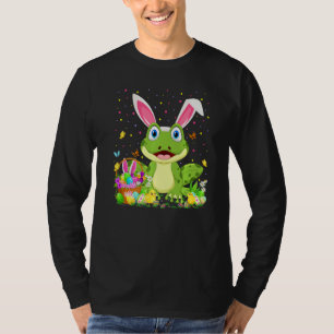 Easter Tree Frog Bunny Egg Hunting Tree Frog Easte T-Shirt