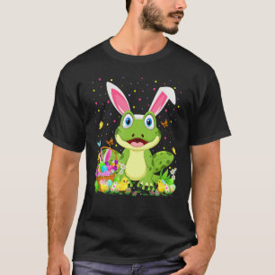 Easter Tree Frog Bunny Egg Hunting Tree Frog Easte T-Shirt