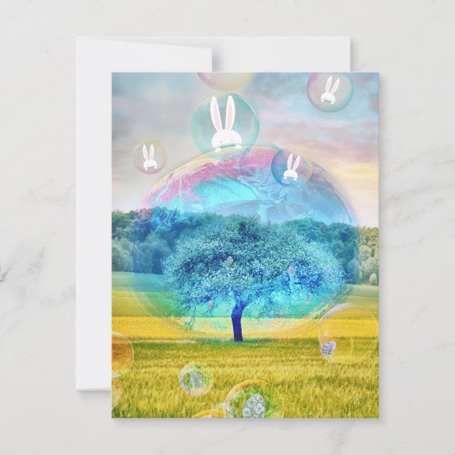 Easter Tree Holiday Card (Front)