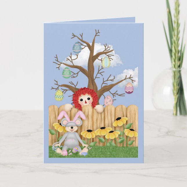 Easter Tree Holiday Card (Front)