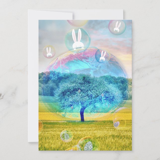 Easter Tree Holiday Card (Front)