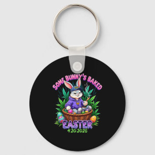 Easter trendy funny bunny  key ring