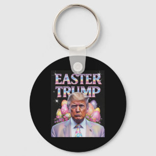Easter Trump Funny Easter Celebration Rabbit Hunt  Key Ring