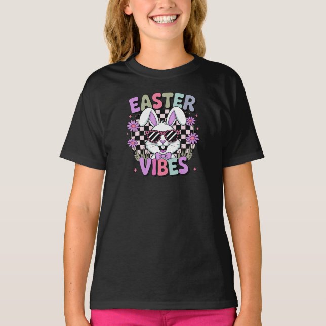 Easter Vibes Kids T-Shirt (Front)