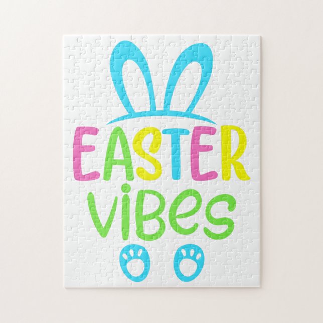 Easter Vibes Pastel Jigsaw Puzzle (Vertical)