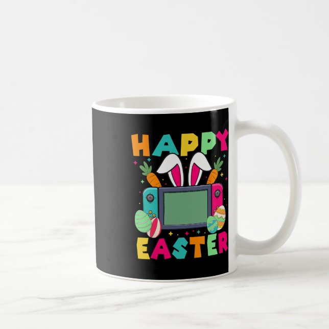 Easter Video Game Bunny Gaming Controller Gamer Bo Coffee Mug (Right)