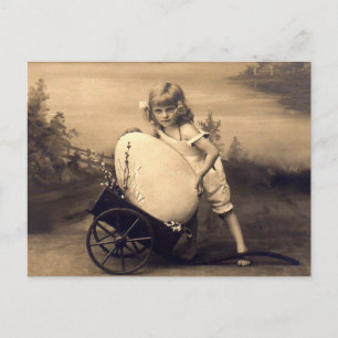 Easter vintage picture holiday postcard